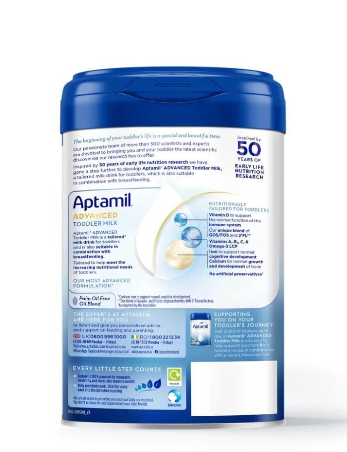 Aptamil Advanced 3 Formula Toddler Milk Powder 1-3 Years 800g - Image 2